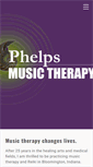 Mobile Screenshot of phelpsmusictherapy.com